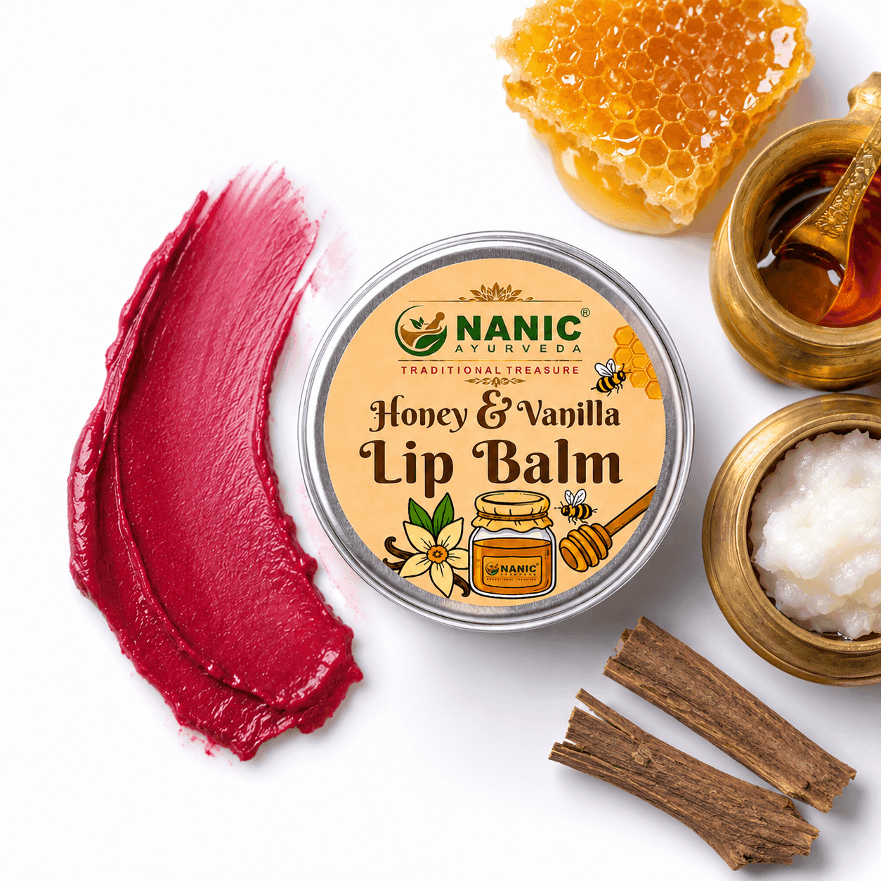 Honey &amp; Vanilla Lip Balm